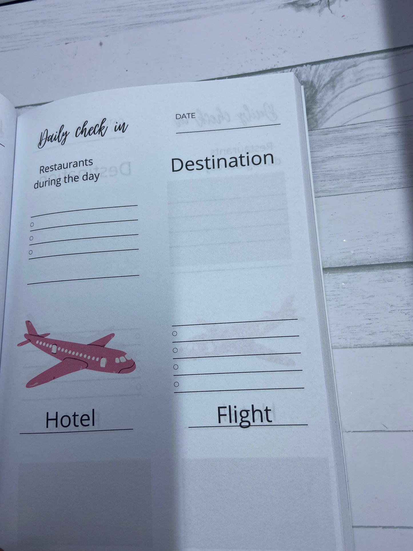 Travel Planning Journal