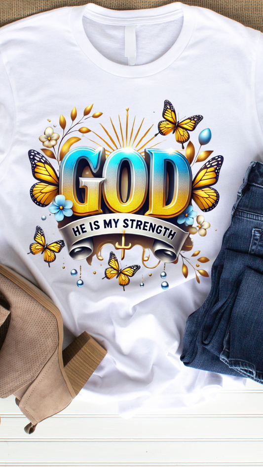 White Religious Tee- Shirt